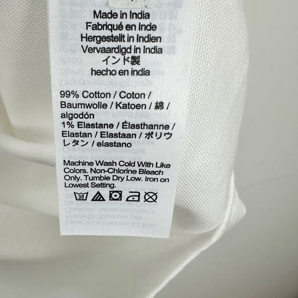 Madewell Oversized Button Up Shirt Oxford White Classic Minimalist Womens XS NWT - Picture 3 of 10